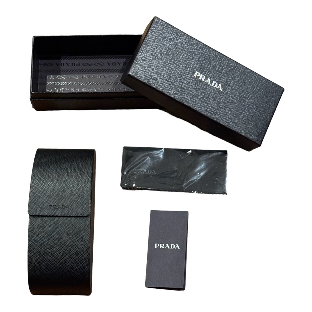 Prada glass case with accessories